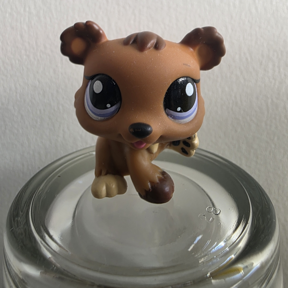 3/$22  Petriplet Baby Puppy Dog #1556 -Authentic Littlest Pet Shop - Hasbro LPS